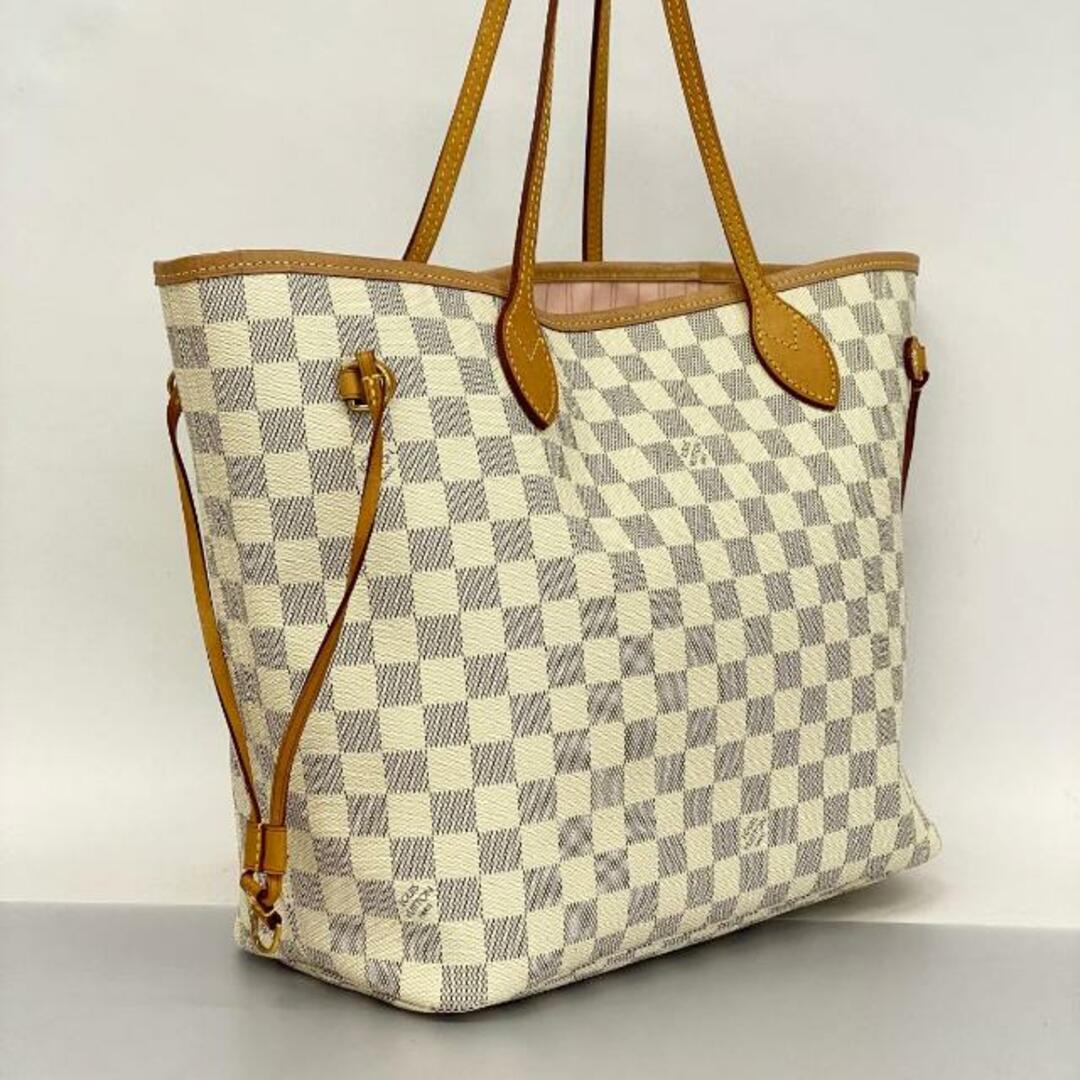 LOUIS VUITTON(ルイヴィトン)の【4hc3865】ルイヴィトン トートバッグ/ダミエ・アズール/ネヴァーフルMM/N41605/ホワイト【中古】レディース レディースのバッグ(トートバッグ)の商品写真