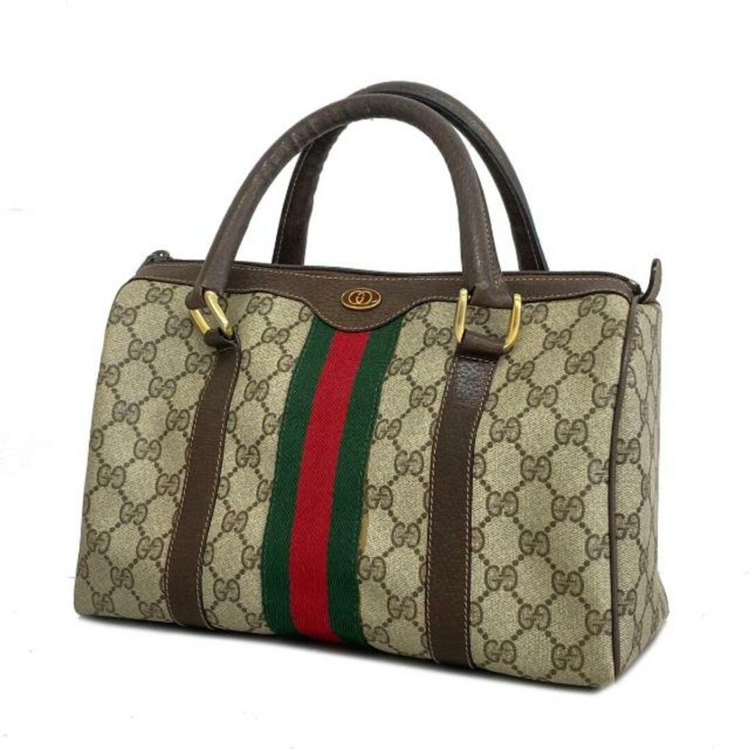 Gucci(グッチ)の【4hc3892】グッチ ハンドバッグ/GGスプリーム/シェリーライン/010378/PVC/ベージュ/ゴールド金具 【中古】 レディース レディースのバッグ(ハンドバッグ)の商品写真