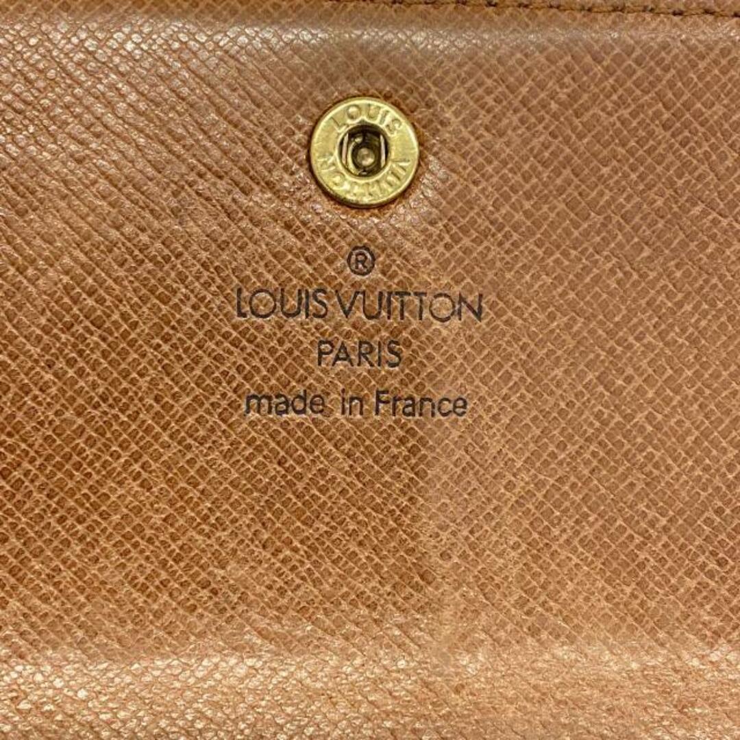 LOUIS VUITTON(ルイヴィトン)の【4hc3893】ルイヴィトン 三つ折り長財布/モノグラム/ポルト トレゾール インターナショナル/M61215/ブラウン【中古】メンズ/レディース/ユニセックス レディースのファッション小物(財布)の商品写真