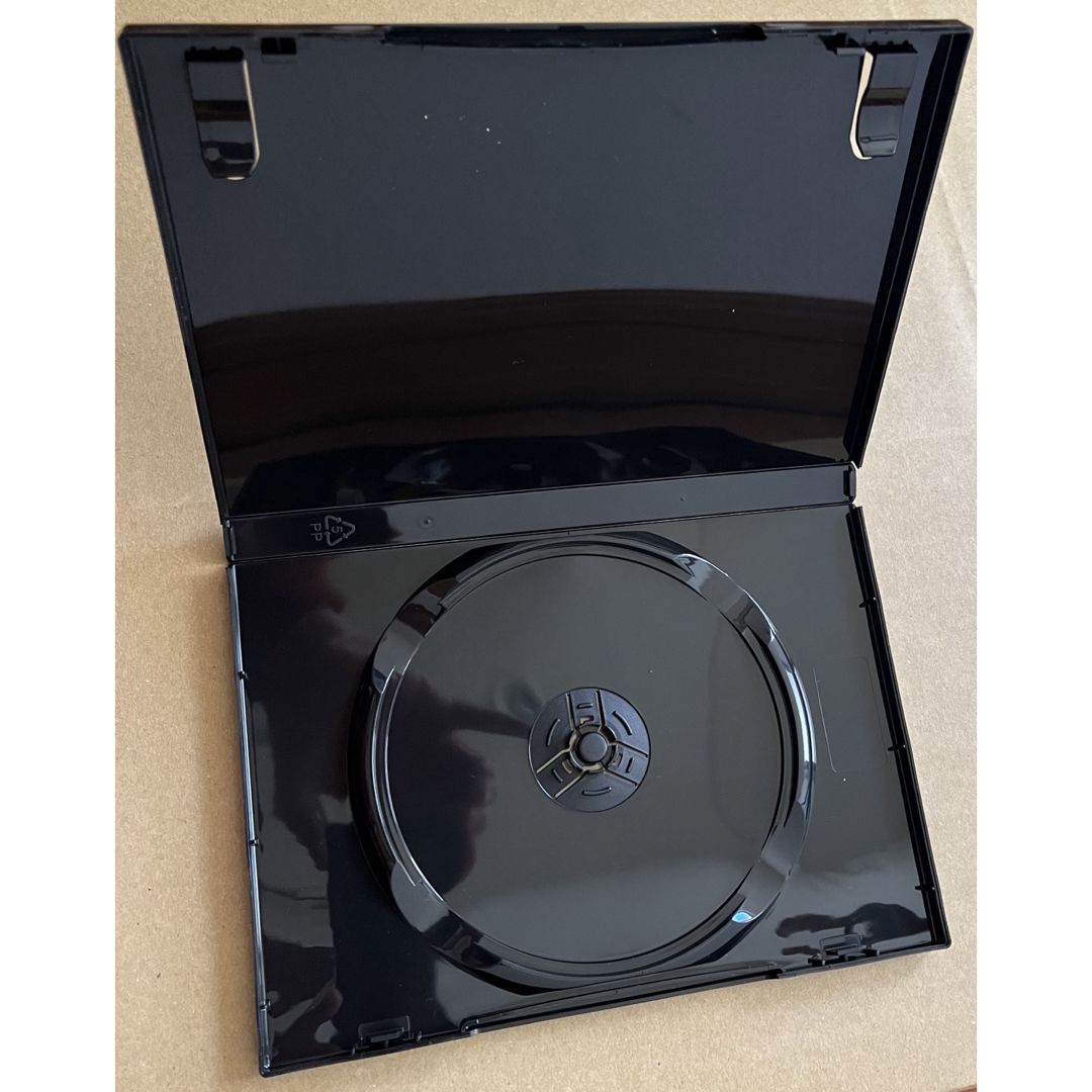 DVDケース空　トールケース（ブラック）　1枚収納　24枚 インテリア/住まい/日用品の収納家具(CD/DVD収納)の商品写真