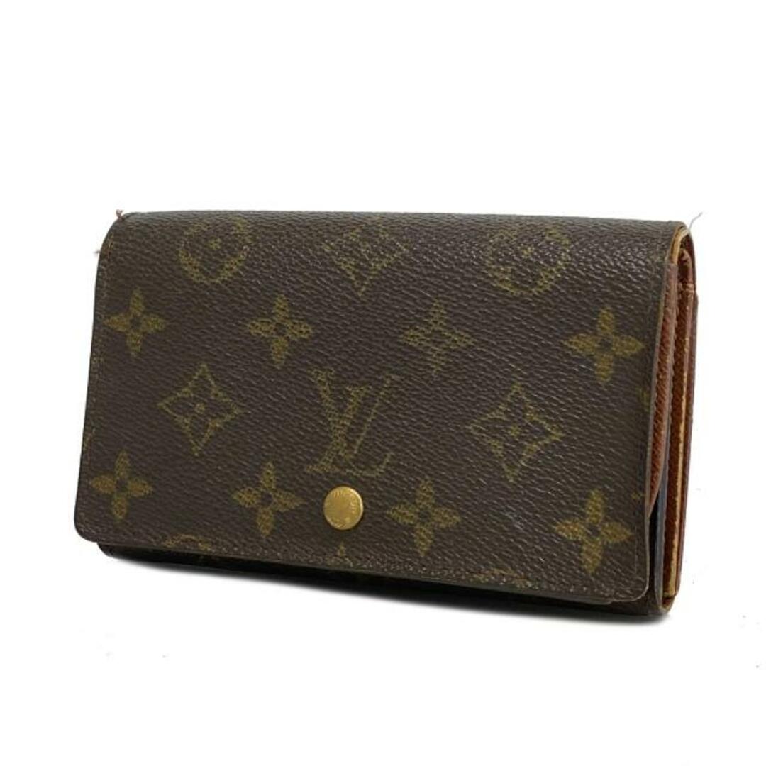 LOUIS VUITTON(ルイヴィトン)の【4hc3906】ルイヴィトン 財布/モノグラム/ポルトモネビエトレゾール/M61730/ブラウン【中古】レディース レディースのファッション小物(財布)の商品写真