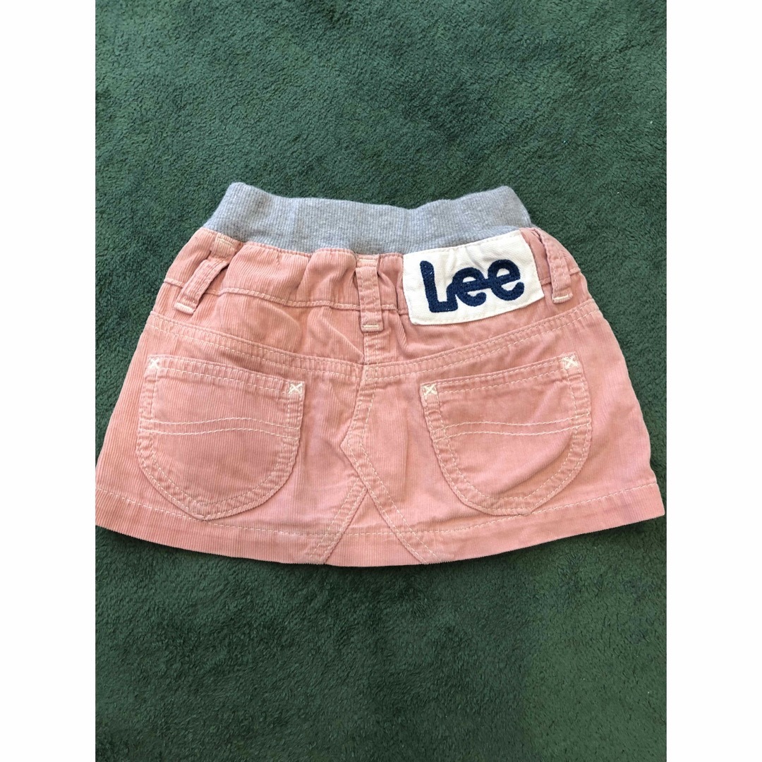 Lee(リー)のLeeスカート　ピンク90cm キッズ/ベビー/マタニティのキッズ服女の子用(90cm~)(スカート)の商品写真