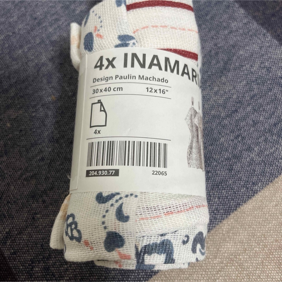 IKEA(イケア)のIKEA  INAMARIA イナマリア  キッチンクロス 4枚 ハンドメイドの生活雑貨(キッチン小物)の商品写真