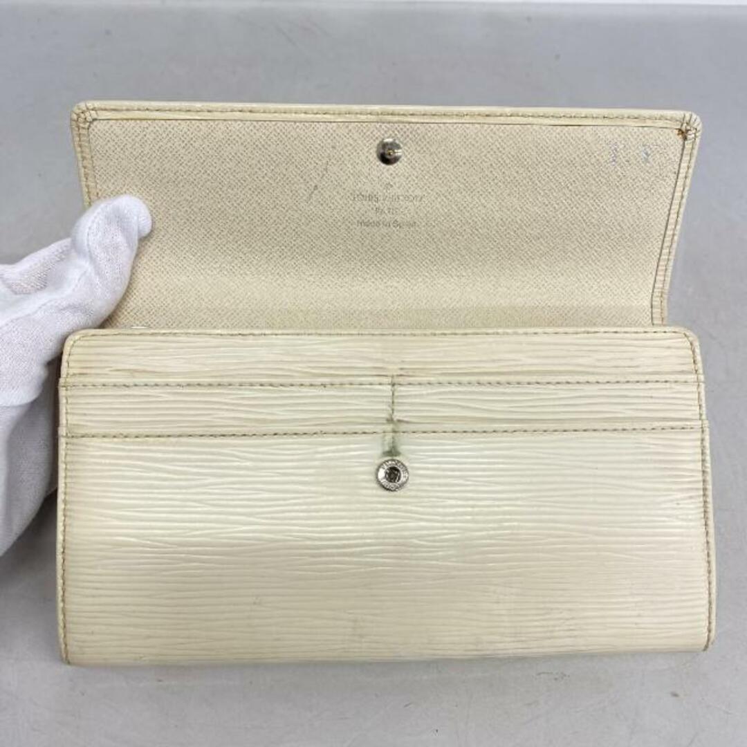 【4hc3907】ルイヴィトン 長財布/エピ/ポルトフォイユ サラ/M6516J/イヴォワール【中古】レディース 【4hc3907】ルイヴィトン 長財布/エピ/ポルトフォイユ サラ/M6516J/イヴォワール【中古】レディース