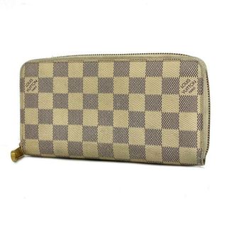 ルイヴィトン(LOUIS VUITTON)の【4hc3908】ルイヴィトン 長財布/ダミエ・アズール/ジッピーウォレット/N60019/ホワイト【中古】メンズ/レディース/ユニセックス(財布)