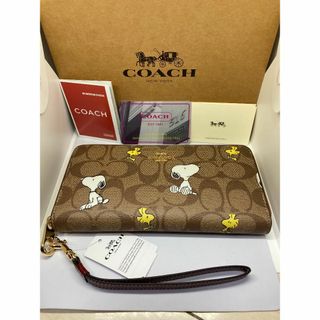 コーチ(COACH)のCOACH　コーチ　CE705　長財布　コーチ×ピーナッツ(Peanuts)(財布)