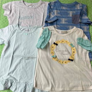 オールドネイビー(Old Navy)の【4点セット】サイズ110 半袖カットソー　Tシャツ　トップス(Tシャツ/カットソー)