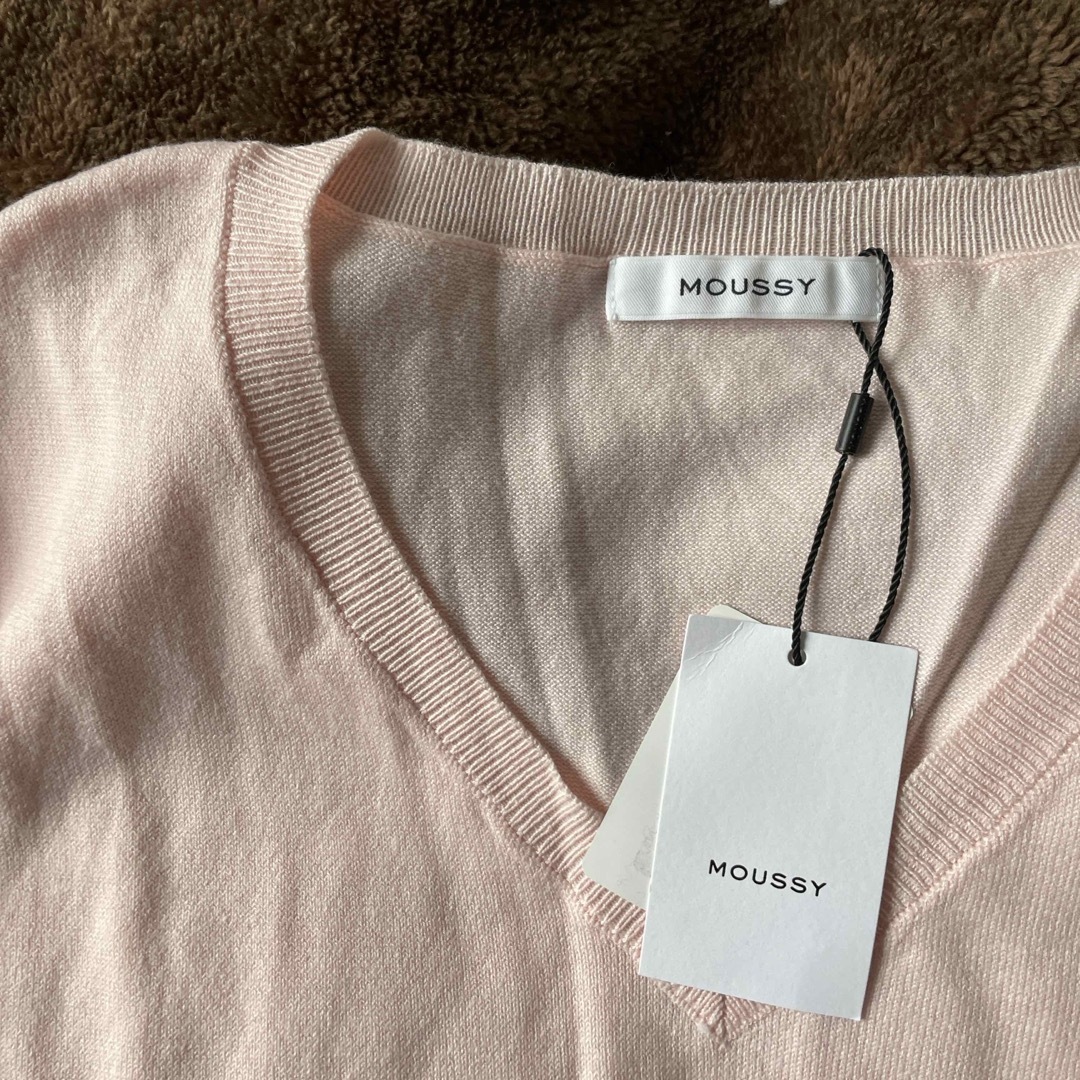 moussy(マウジー)のマウジー　ニット　カットソー レディースのトップス(カットソー(長袖/七分))の商品写真