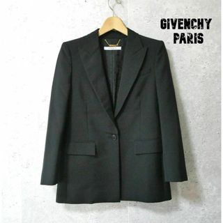 美品 GIVENCHY モヘヤ×ウール シングル 1B テーラードジャケット