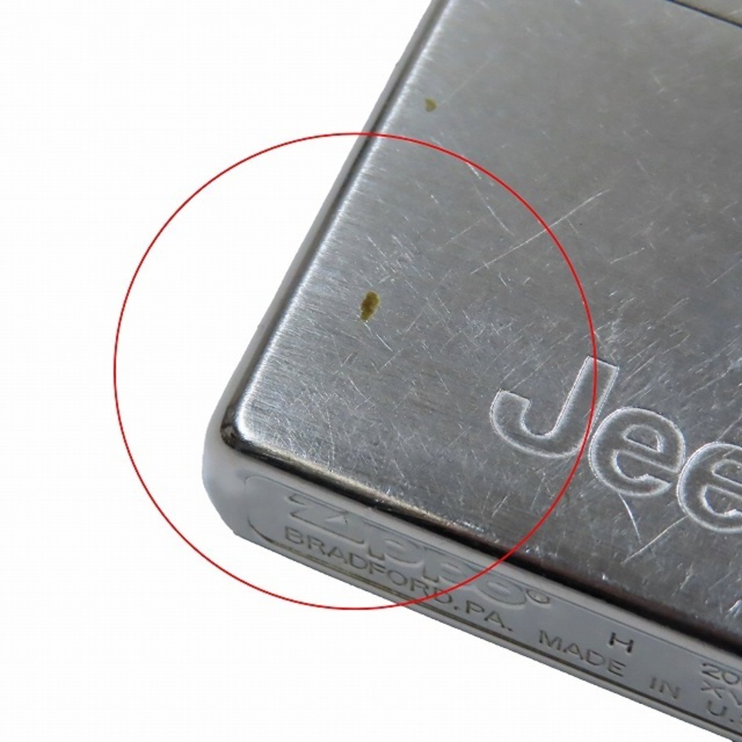 ZIPPO(ジッポー)のジッポー ZIPPO ジープ Jeep USA製 オイルライター シルバー エンタメ/ホビーのコレクション(その他)の商品写真