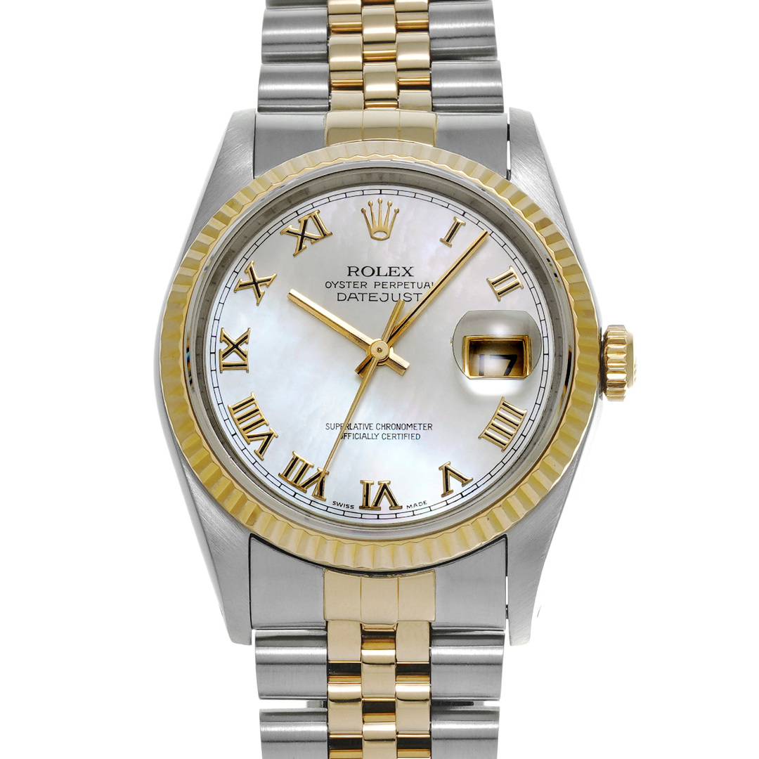 ROLEX(ロレックス)の中古 ロレックス ROLEX 16233NR X番(1991年頃製造) ホワイトシェル メンズ 腕時計 メンズの時計(腕時計(アナログ))の商品写真