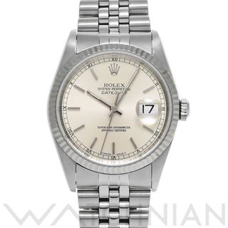 ロレックス(ROLEX)の中古 ロレックス ROLEX 16234 W番(1995年頃製造) シルバー メンズ 腕時計(腕時計(アナログ))