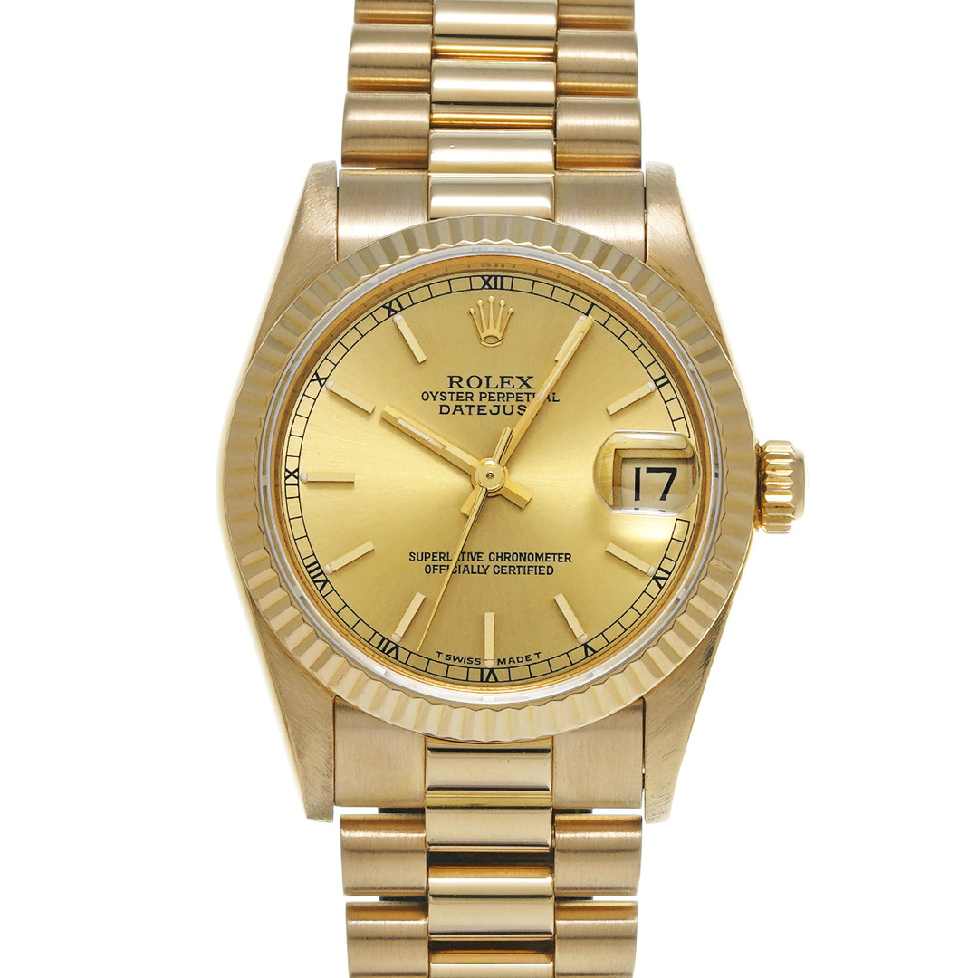 ROLEX(ロレックス)の中古 ロレックス ROLEX 68278 L番(1989年頃製造) シャンパン ユニセックス 腕時計 レディースのファッション小物(腕時計)の商品写真