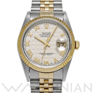 ロレックス(ROLEX)の中古 ロレックス ROLEX 16233 T番(1997年頃製造) アイボリーピラミッド メンズ 腕時計(腕時計(アナログ))