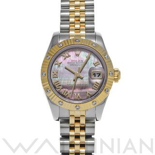 ロレックス(ROLEX)の中古 ロレックス ROLEX 179313NR D番(2005年頃製造) ブラックシェル レディース 腕時計(腕時計)