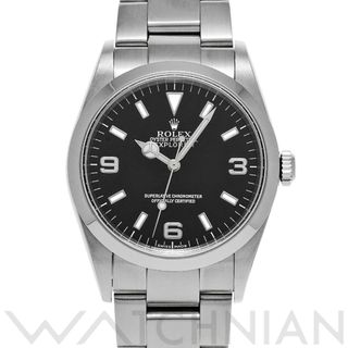 ROLEX - 中古 ロレックス ROLEX 114270 Y番(2002年頃製造) ブラック メンズ 腕時計