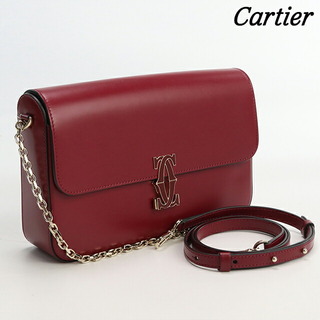 カルティエ(Cartier)のカルティエ CARTIER ショルダー レディース L1002310 ドゥーブル C ドゥ カルティエ チェーンバッグ スモール(ショルダーバッグ)