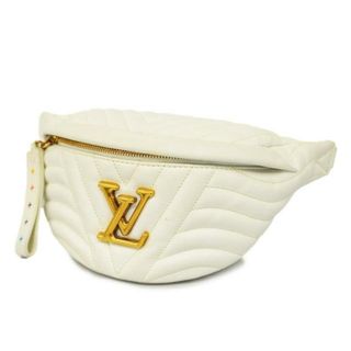 ルイヴィトン(LOUIS VUITTON)の【4hd3983】ルイヴィトン ボディバッグ/ニューウェーブバムバッグ/M53861/スノー【中古】レディース(ボディーバッグ)