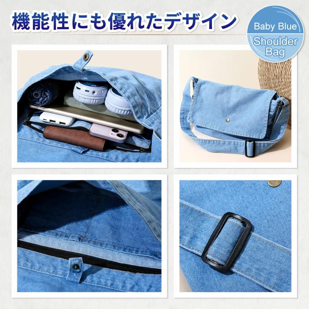 【色: ブラック】[Welltude] ショルダーバッグ メンズ メッセンジャー メンズのバッグ(その他)の商品写真