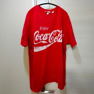 エイチアンドエム(H&M)の難アリ コカ・コーラ 半袖Tシャツ H＆M(Tシャツ/カットソー(半袖/袖なし))