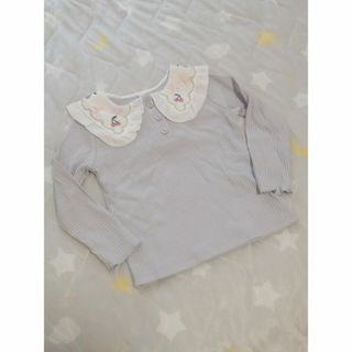 [新品・未使用] ANGEL LOVE さくらんぼ刺繍入り 長袖 95㎝ 🍒(Tシャツ/カットソー)