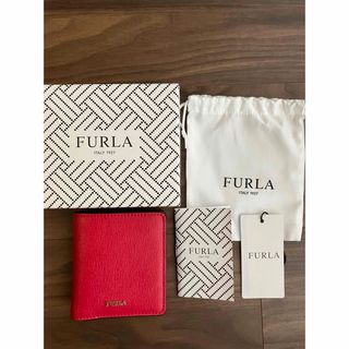 フルラ(Furla)のフルラ　ミニ財布 二つ折り財布 赤(財布)