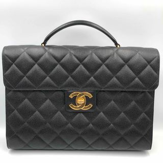 CHANEL - シャネル CHANEL ブリーフケース マトラッセ キャビアスキン