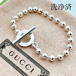 【洗浄済】グッチ GUCCI 925 ブレスレット シルバー Y297