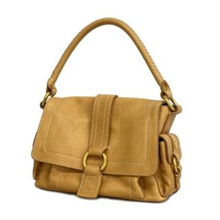 セリーヌ(celine)の【4hd3971-r】セリーヌ ハンドバッグ/レザー/ベージュ/ゴールド金具 【中古】 レディース(ハンドバッグ)