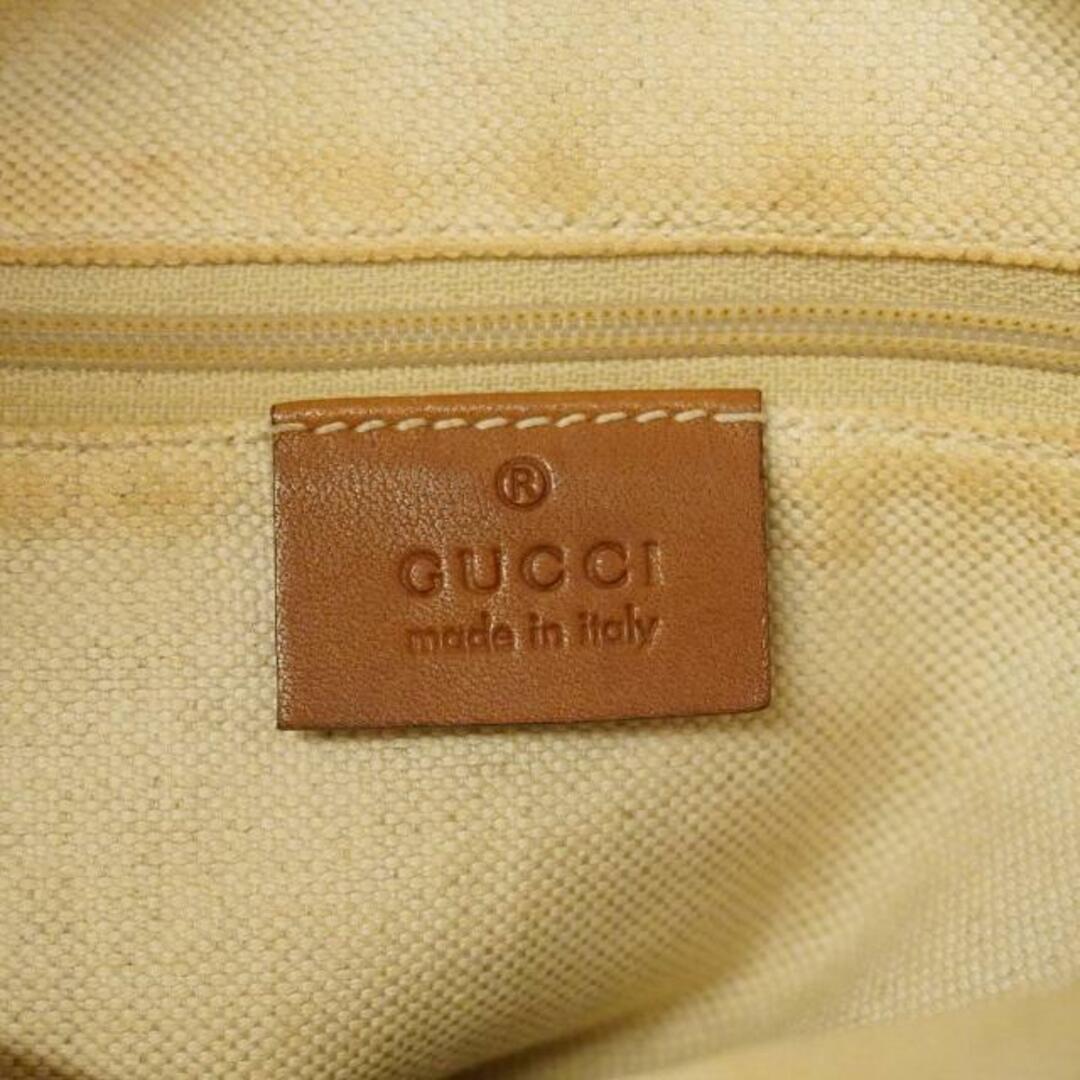 Gucci(グッチ)の【4hd4099】グッチ ハンドバッグ/スーキー/211944/デニム/レザー/ブルー/ベージュ/シャンパンゴールド金具 【中古】 レディース レディースのバッグ(ハンドバッグ)の商品写真