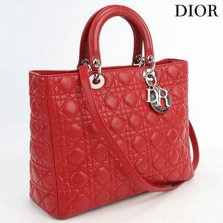 クリスチャンディオール(Christian Dior)のクリスチャンディオール Christian Dior ハンドバッグ レディース レディディオール ラージ(ハンドバッグ)