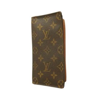 ルイヴィトン(LOUIS VUITTON)の【4hd4094】ルイヴィトン 長財布/モノグラム/ポルトバルールカルトクレディ/M61823/ブラウン【中古】メンズ(財布)