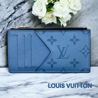 ルイヴィトン(LOUIS VUITTON)のルイヴィトン タイガラマ　コインカードホルダー スマートウォレット　ブルー(コインケース/小銭入れ)