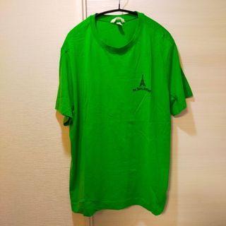 エイチアンドエム(H&M)の【H＆M】ワンポイント シンプルカットソー ライトグリーン(Tシャツ(半袖/袖なし))