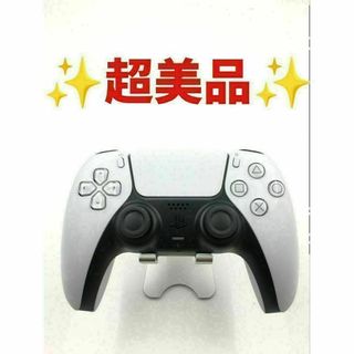 PS5 コントローラー 純正 DualSense ホワイト　b-5911(その他)