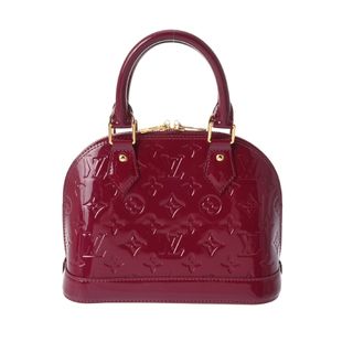 ルイヴィトン(LOUIS VUITTON)のルイヴィトン ヴェルニ アルマBB ハンドバッグ マゼンタ(ハンドバッグ)