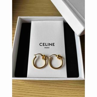 celine - celine/ノットピアス　ゴールドフィニッシュブラス