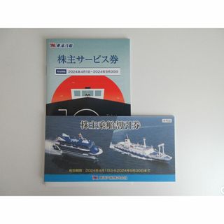 東海汽船　株主優待 株主乗船割引券　1冊(10枚綴り)(その他)