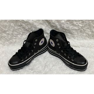 コンバース(CONVERSE)のコンバース オールスター PLTF HI  黒 24.0㎝ 厚底靴 ハイカット(スニーカー)