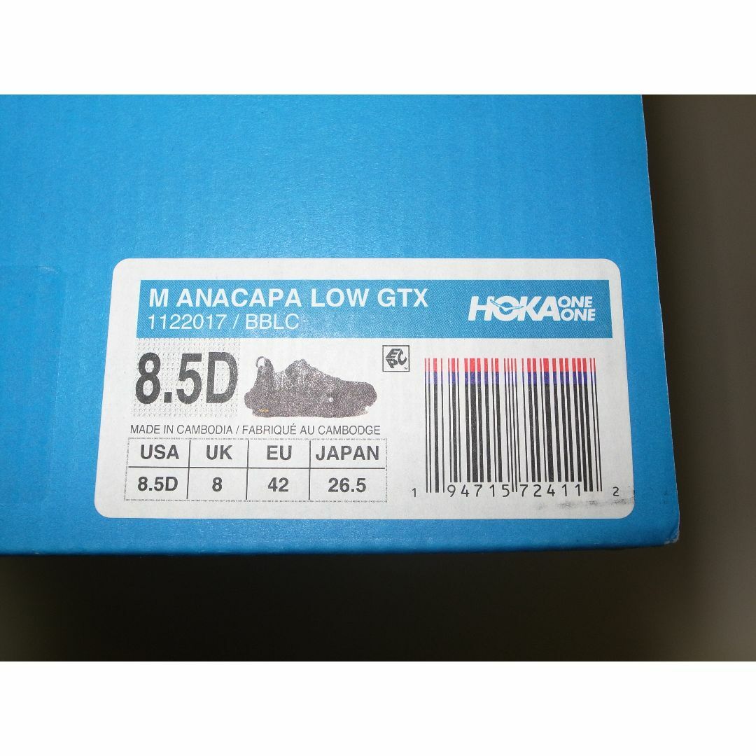 HOKA ONE ONE(ホカオネオネ)のHOKA ONE ONE ANACAPA LOW GTX 26.5 ゴアテックス メンズの靴/シューズ(スニーカー)の商品写真