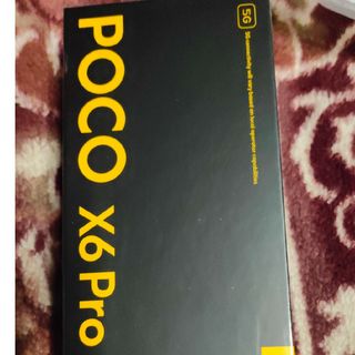 シャオミ(Xiaomi)のpoco  x6   pro(スマートフォン本体)