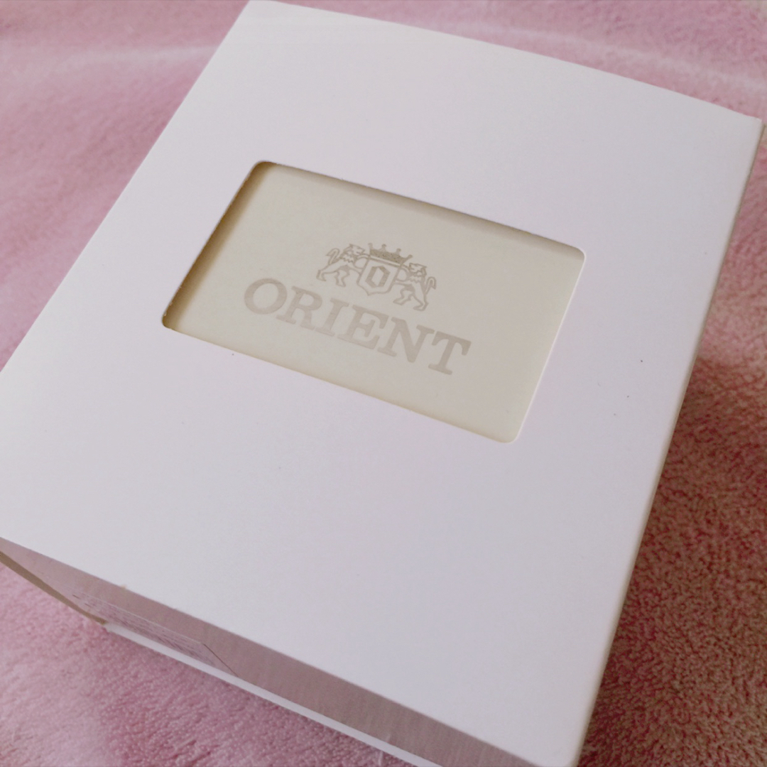 ORIENT(オリエント)の新品未使用 オリエント ORIENT 腕時計 自動巻 ホワイト シルバー ブルー レディースのファッション小物(腕時計)の商品写真