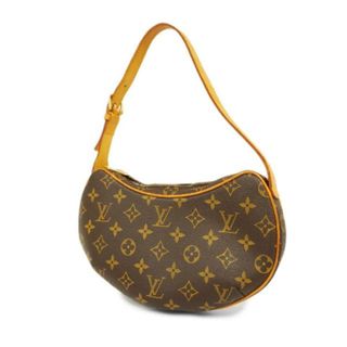 ルイヴィトン(LOUIS VUITTON)の【4hd4003】ルイヴィトン ショルダーバッグ/モノグラム/クロワッサンPM/M51510/ブラウン【中古】レディース(ショルダーバッグ)