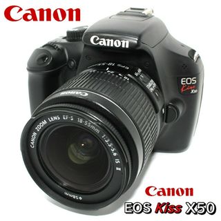 キヤノン(Canon)のCanon EOS Kiss X50 デジタル 一眼レフ カメラ✨完動美品✨(デジタル一眼)