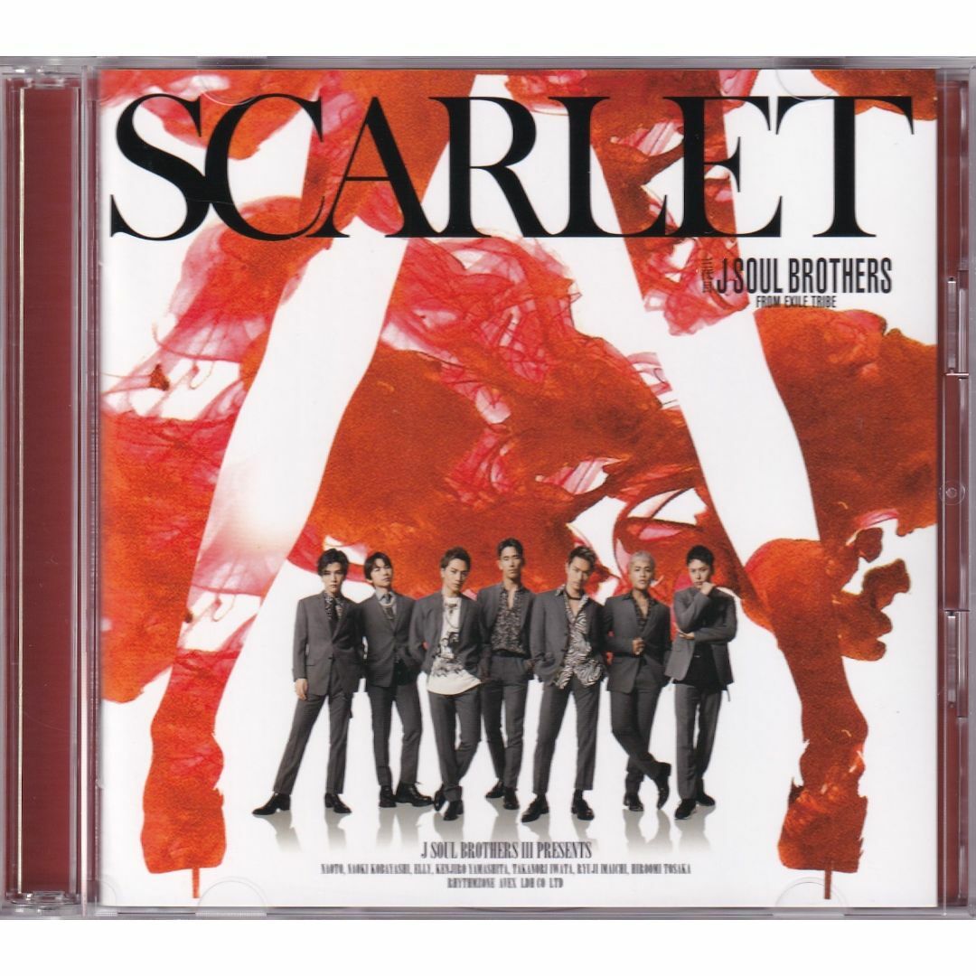 W12743 SCARLET(DVD付) 三代目 J SOUL BROTHERS from EXILE TRIBE 中古CD エンタメ/ホビーのCD(ポップス/ロック(邦楽))の商品写真