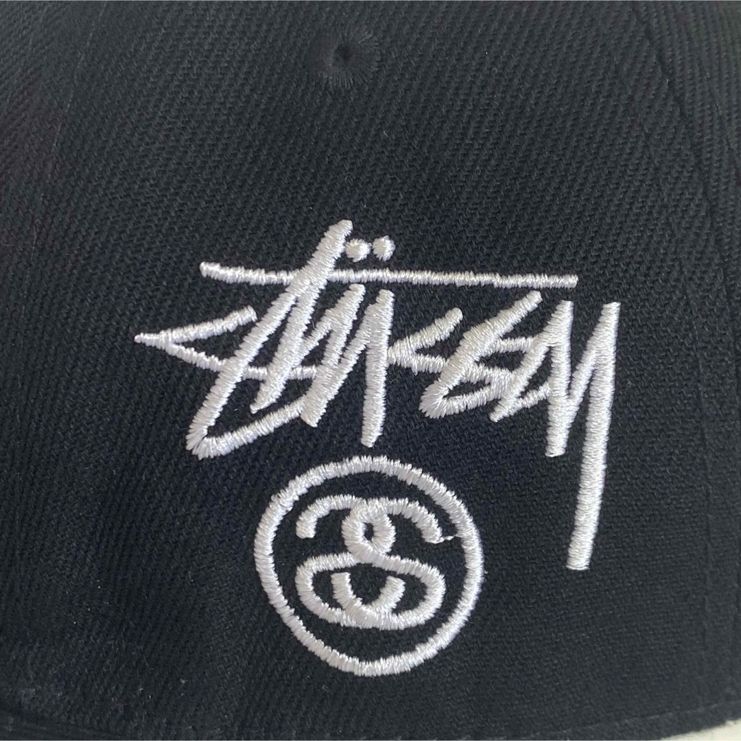 STUSSY(ステューシー)の美品 ステューシー STUSSY ベースボール キャップ ブラック フリー メンズの帽子(キャップ)の商品写真