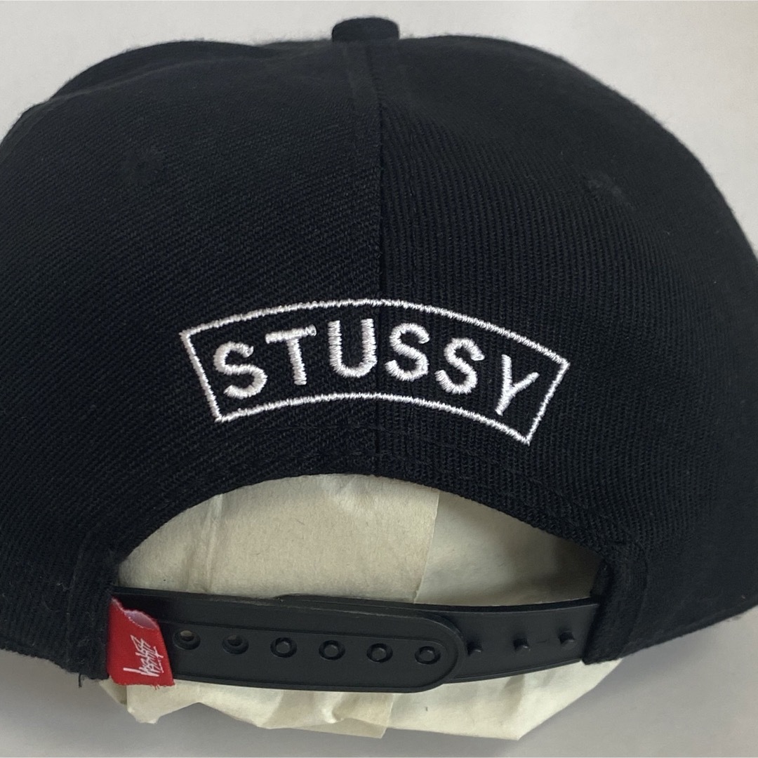 STUSSY(ステューシー)の美品 ステューシー STUSSY ベースボール キャップ ブラック フリー メンズの帽子(キャップ)の商品写真