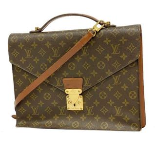 ルイヴィトン(LOUIS VUITTON)の【4hd4036】ルイヴィトン ツーウェイバッグ/モノグラム/ポルトドキュマンバンドリエール/M53338/ブラウン【中古】メンズ(その他)