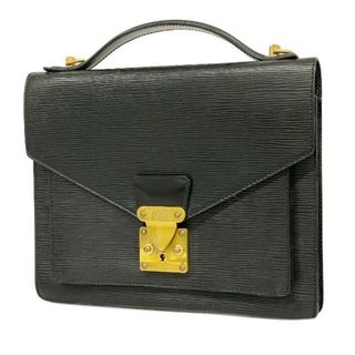 ルイヴィトン(LOUIS VUITTON)の【4hd4038】ルイヴィトン ハンドバッグ/エピ/モンソー/M52122/ノワール【中古】レディース(ハンドバッグ)