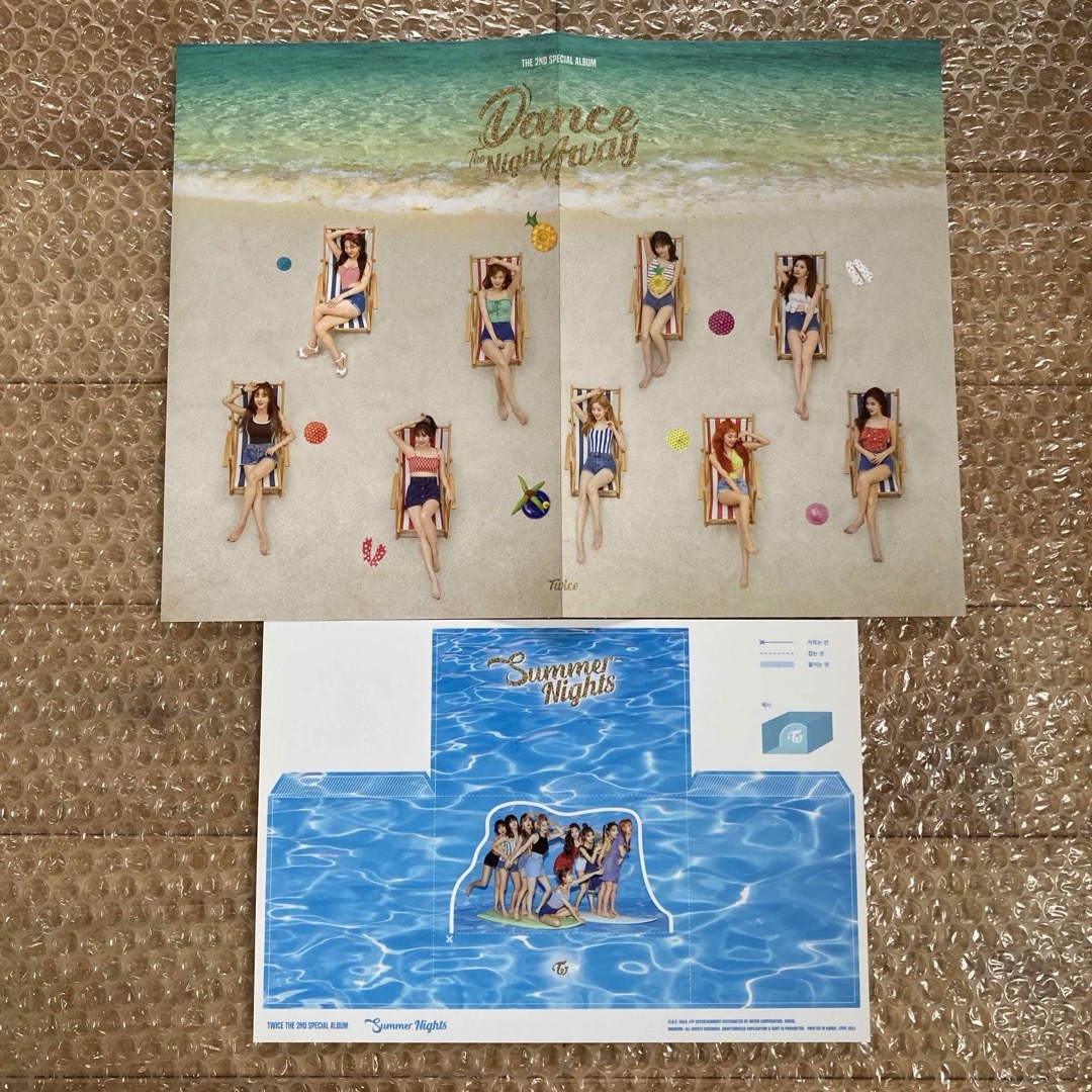 Waste(twice)(ウェストトゥワイス)の最終　TWICE   CD、カード　ダヒョン　summer nights エンタメ/ホビーのCD(K-POP/アジア)の商品写真